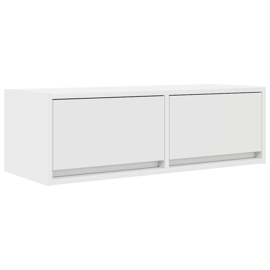 Mobile Porta TV Bianco 80x31x25,5 cm in Legno Multistrato - homemem39