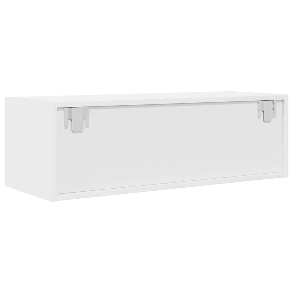 Mobile Porta TV Bianco 80x31x25,5 cm in Legno Multistrato - homemem39