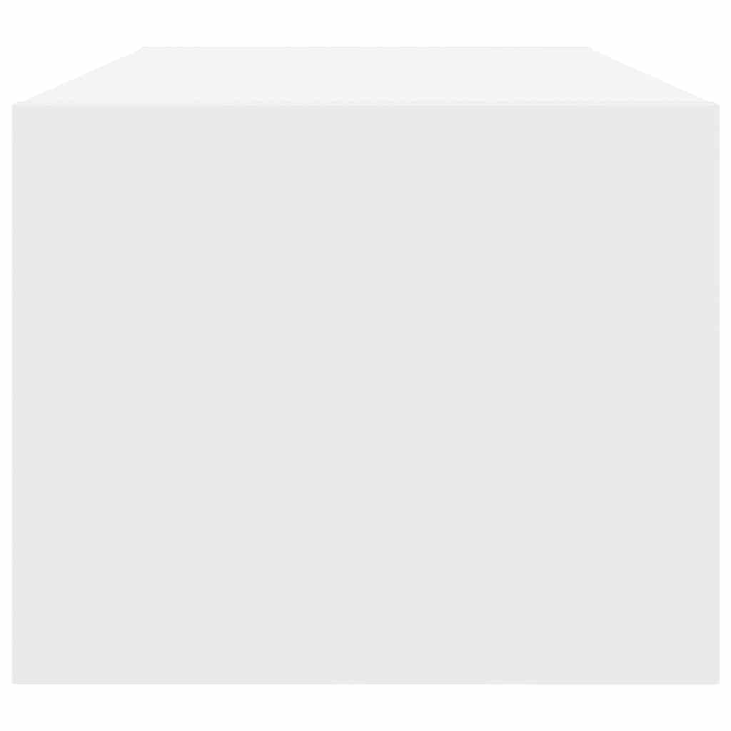 Mobili TV a Parete 2pz Bianchi 80x31x25,5 cm Legno Multistrato - homemem39