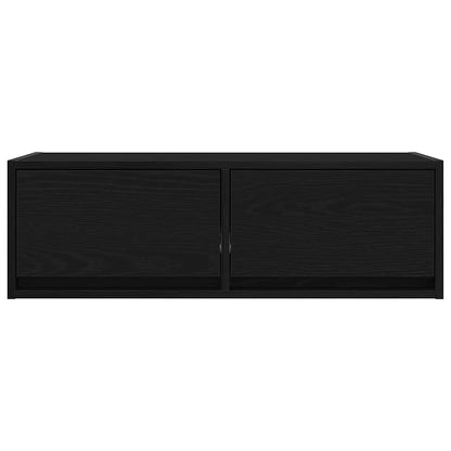 Mobili TV 2 pz Rovere Nero 80x31x25,5 cm in Legno Multistrato - homemem39