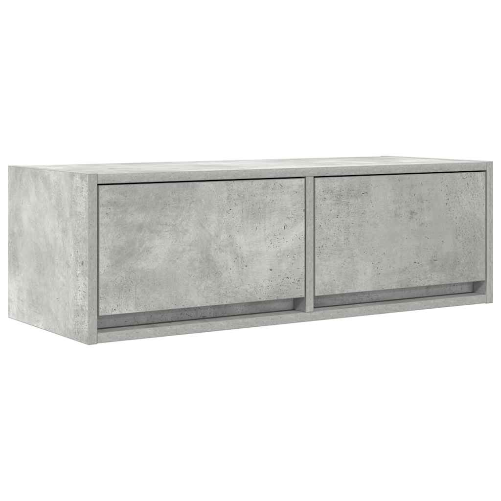Mobile per TV Grigio Cemento 80x31x25,5 cm Legno Multistrato - homemem39