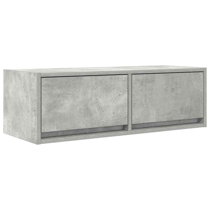 Mobile per TV Grigio Cemento 80x31x25,5 cm Legno Multistrato - homemem39