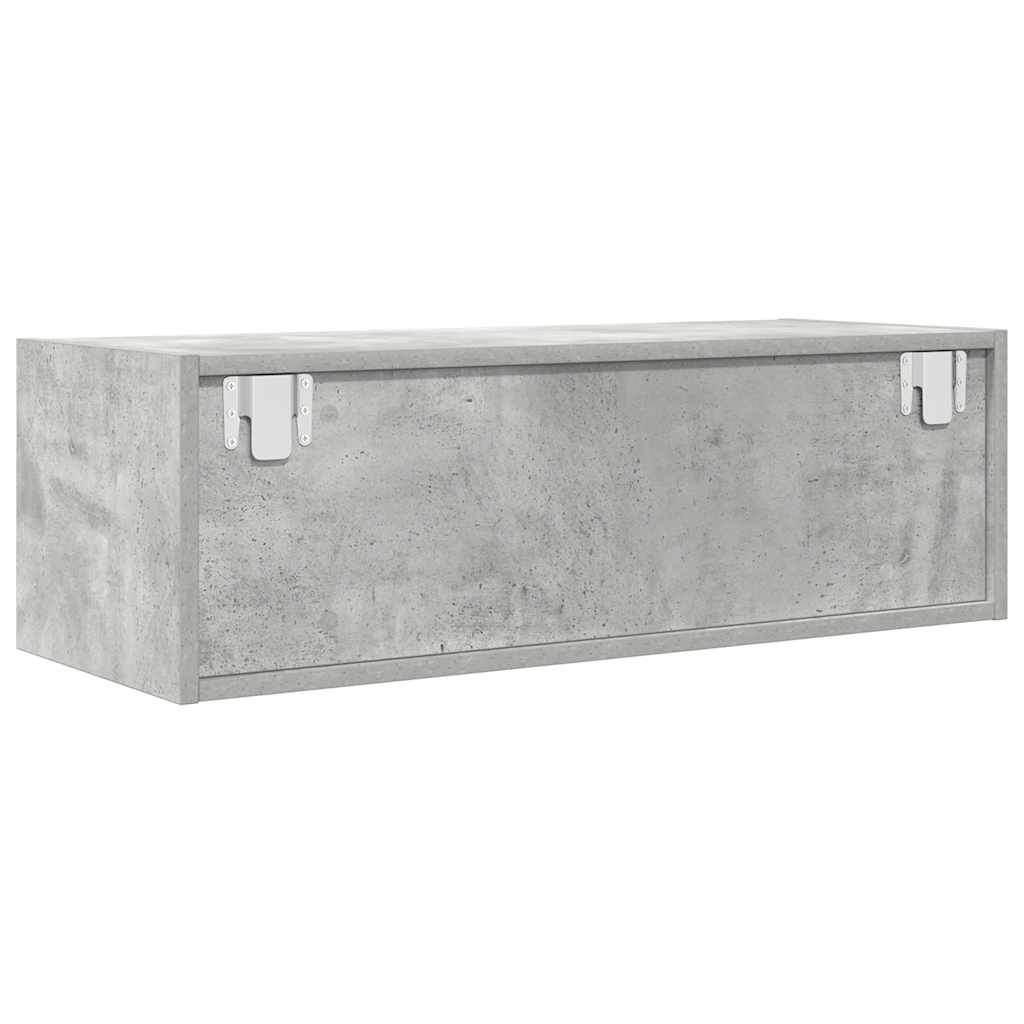 Mobile per TV Grigio Cemento 80x31x25,5 cm Legno Multistrato - homemem39