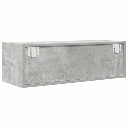 Mobile per TV Grigio Cemento 80x31x25,5 cm Legno Multistrato - homemem39