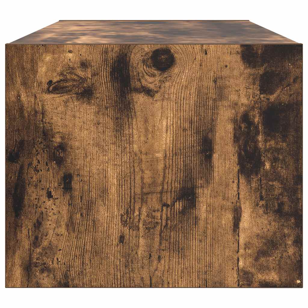 Mobile Porta TV Rovere Fumo 80x31x25,5 cm in Legno Multistrato - homemem39