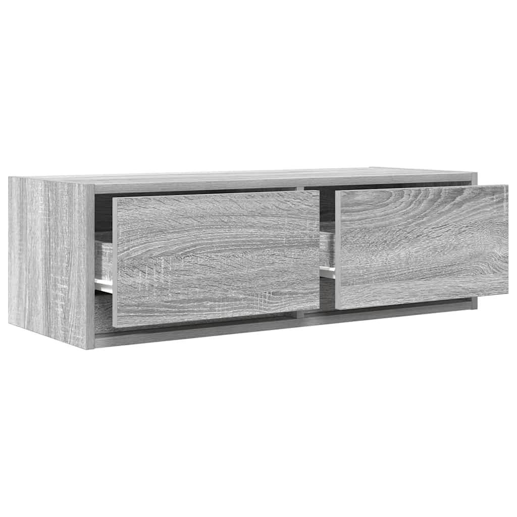 Mobile Porta TV Grigio Sonoma 80x31x25,5 cm Legno Multistrato - homemem39