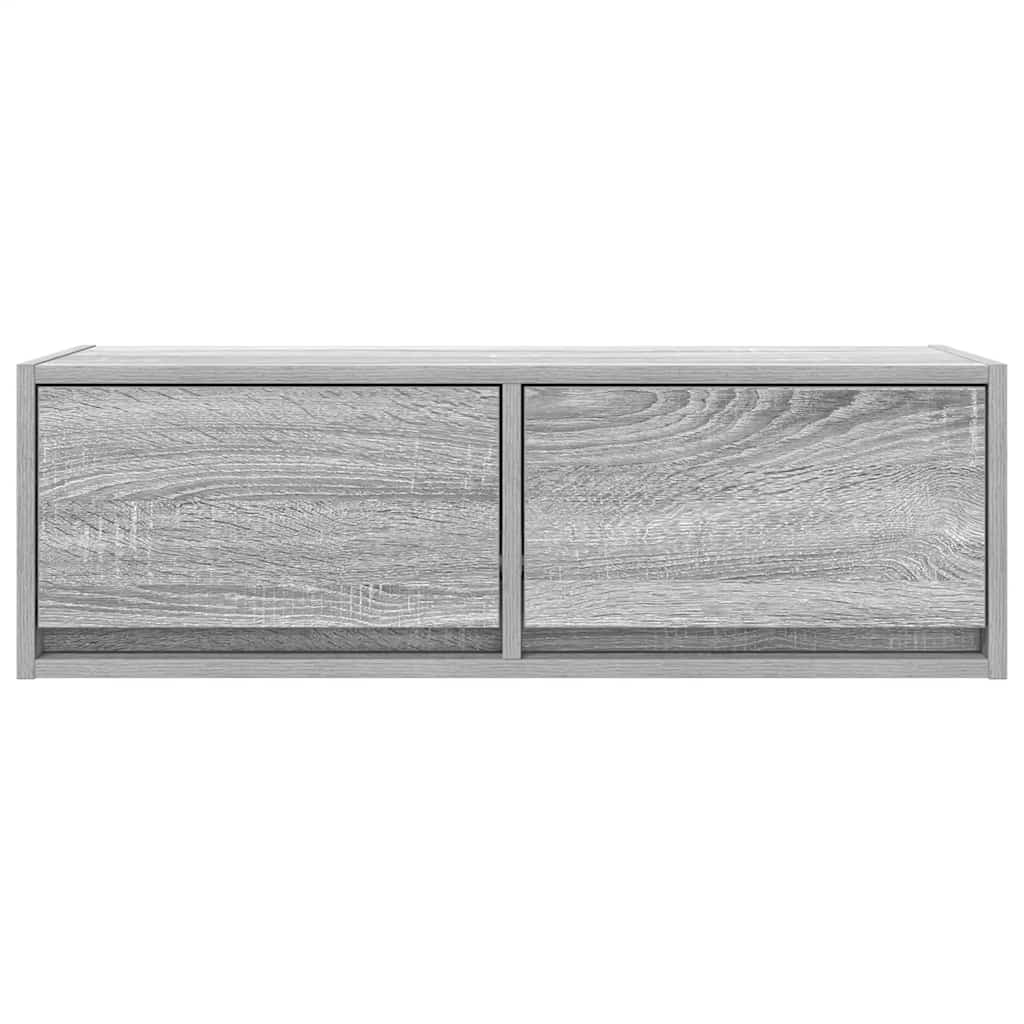 Mobile Porta TV Grigio Sonoma 80x31x25,5 cm Legno Multistrato - homemem39