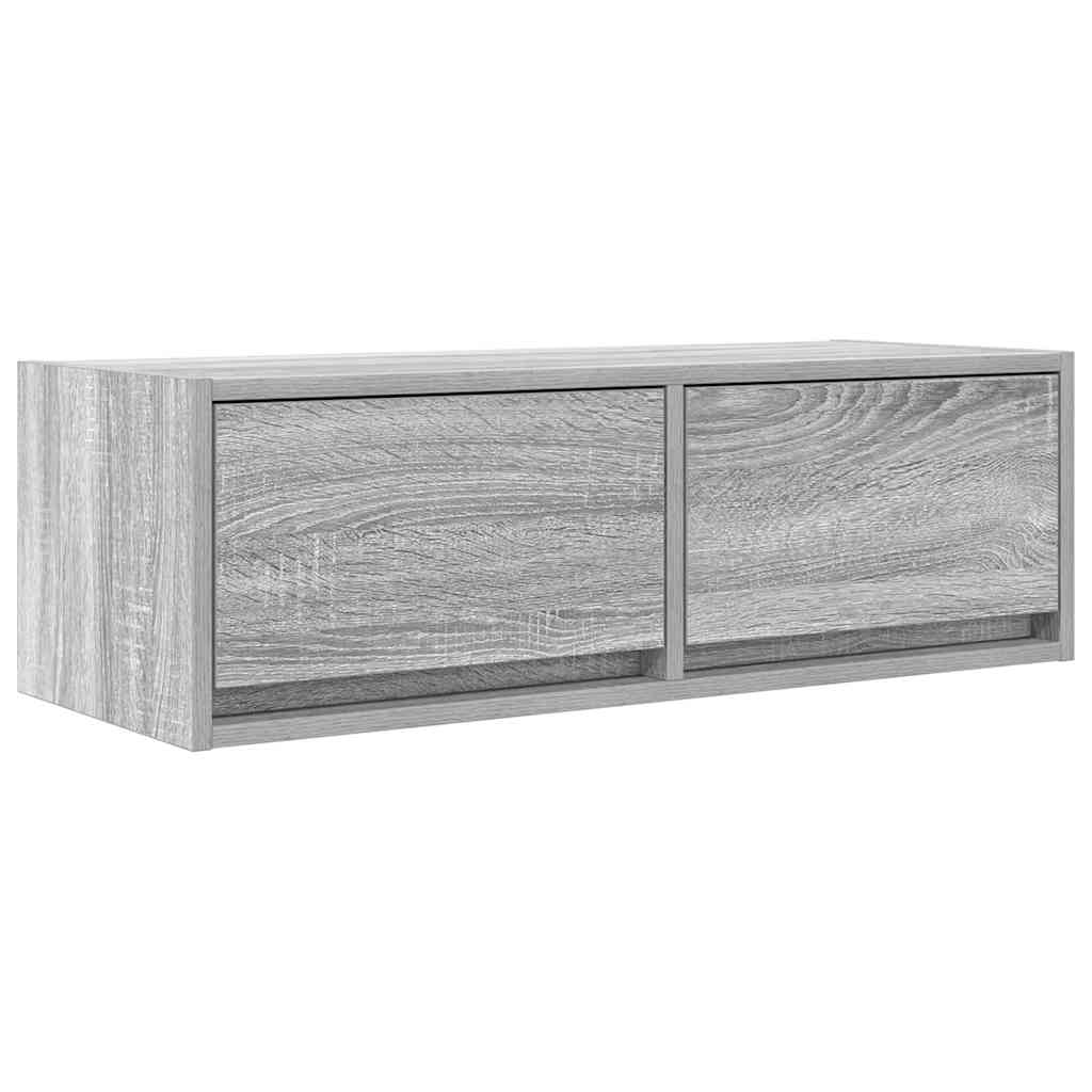 Mobili TV 2pz Grigio Sonoma 80x31x25,5 cm Legno Multistrato - homemem39