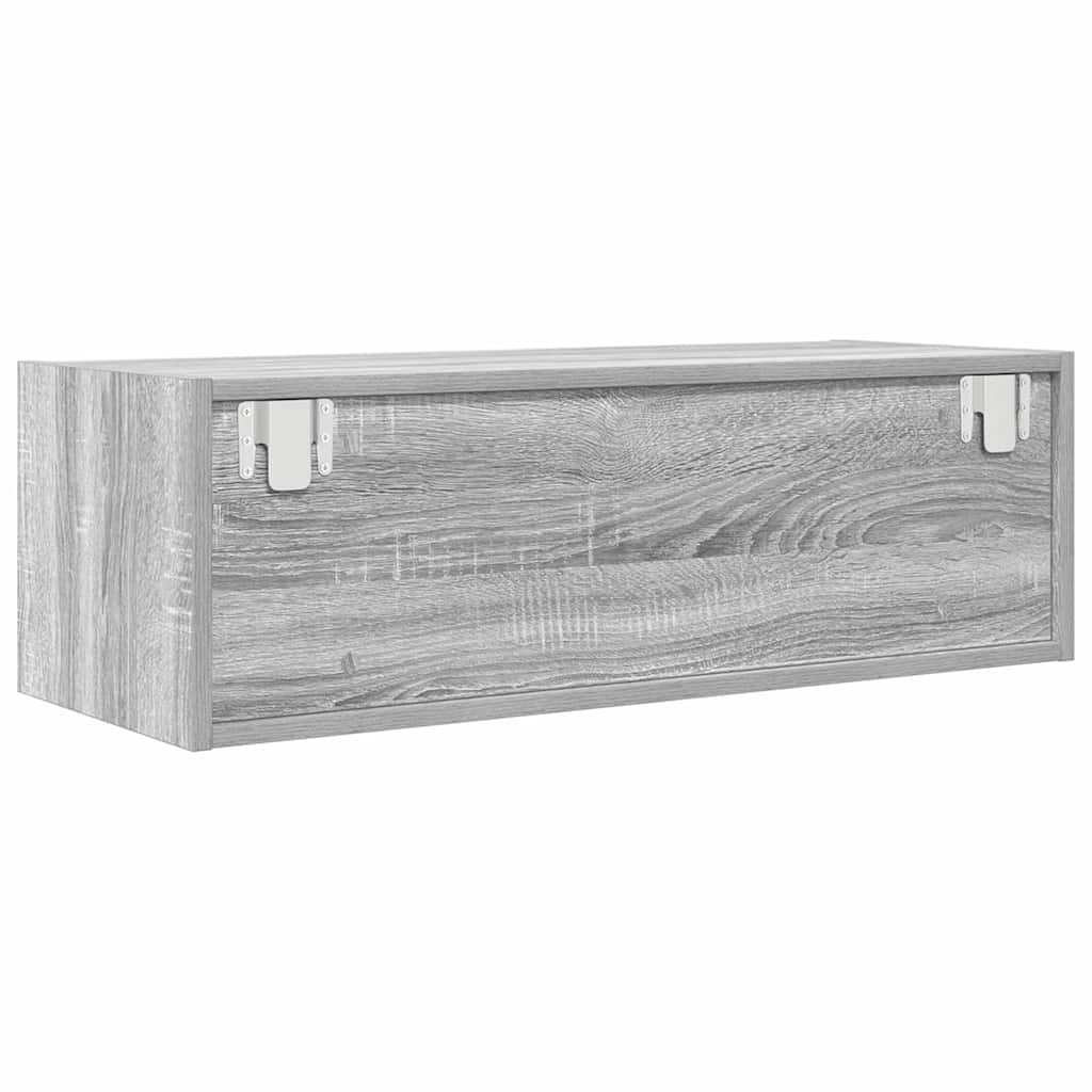 Mobili TV 2pz Grigio Sonoma 80x31x25,5 cm Legno Multistrato - homemem39