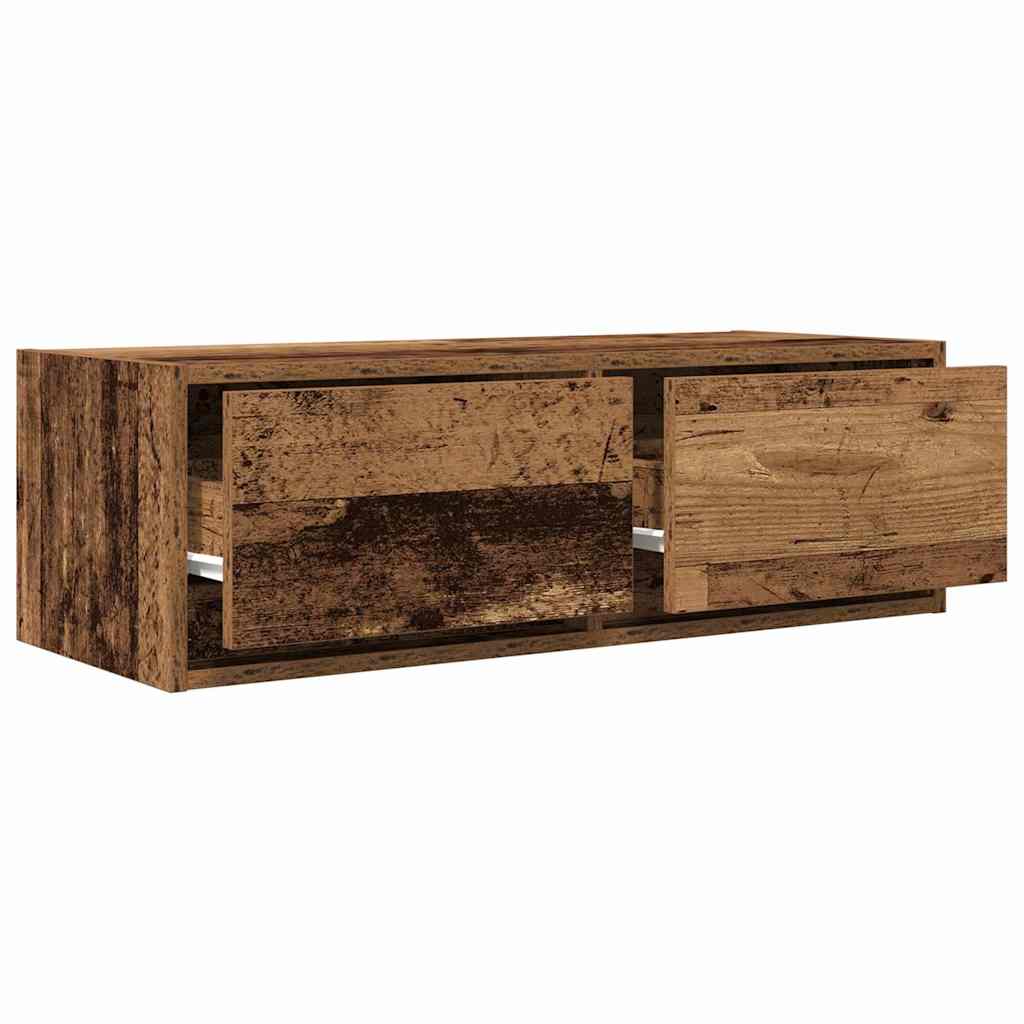Mobile Porta TV Legno Antico 80x31x25,5 cm Legno Multistrato - homemem39