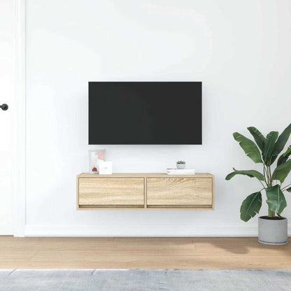 Mobile TV rovere sonoma 100 x 31 x 25,5 cm Legno multistrato | homemem39