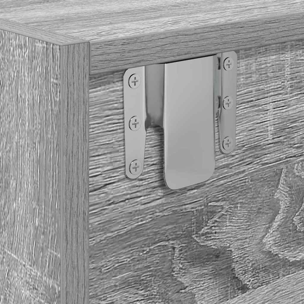 Mobile TV Grigio sonoma 100 x 31 x 25,5 cm Legno multistrato
