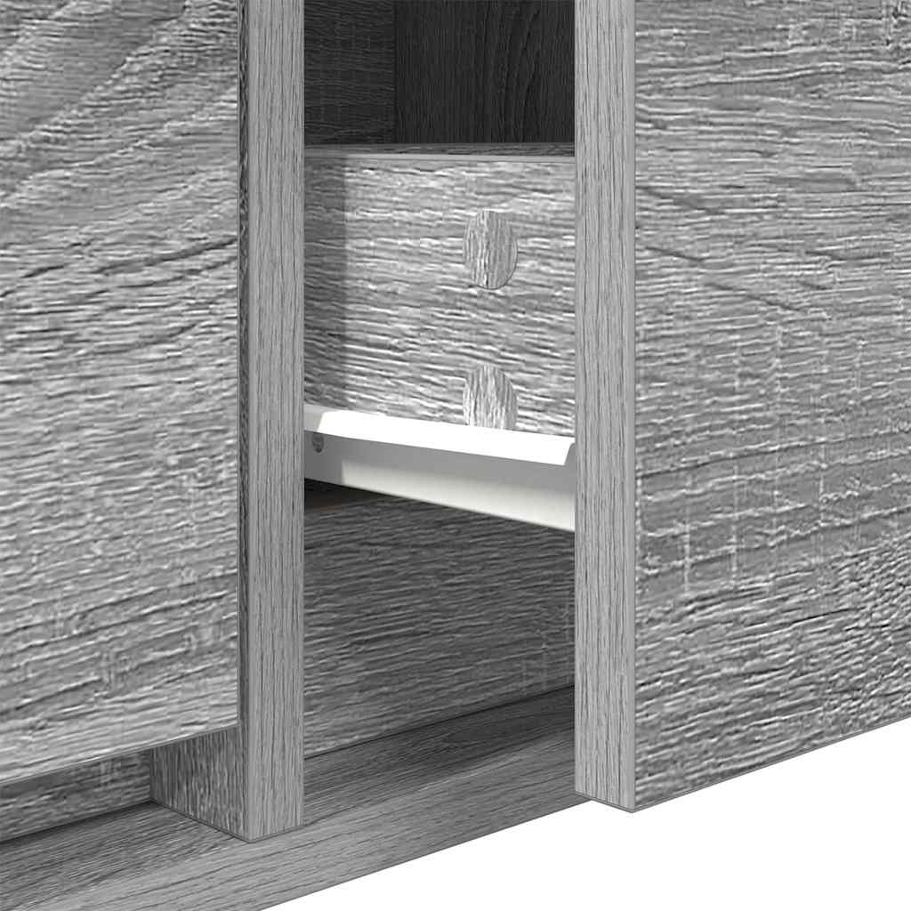Mobile TV Grigio sonoma 100 x 31 x 25,5 cm Legno multistrato
