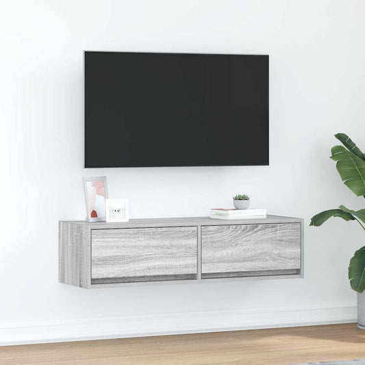 Mobile TV Grigio sonoma 100 x 31 x 25,5 cm Legno multistrato