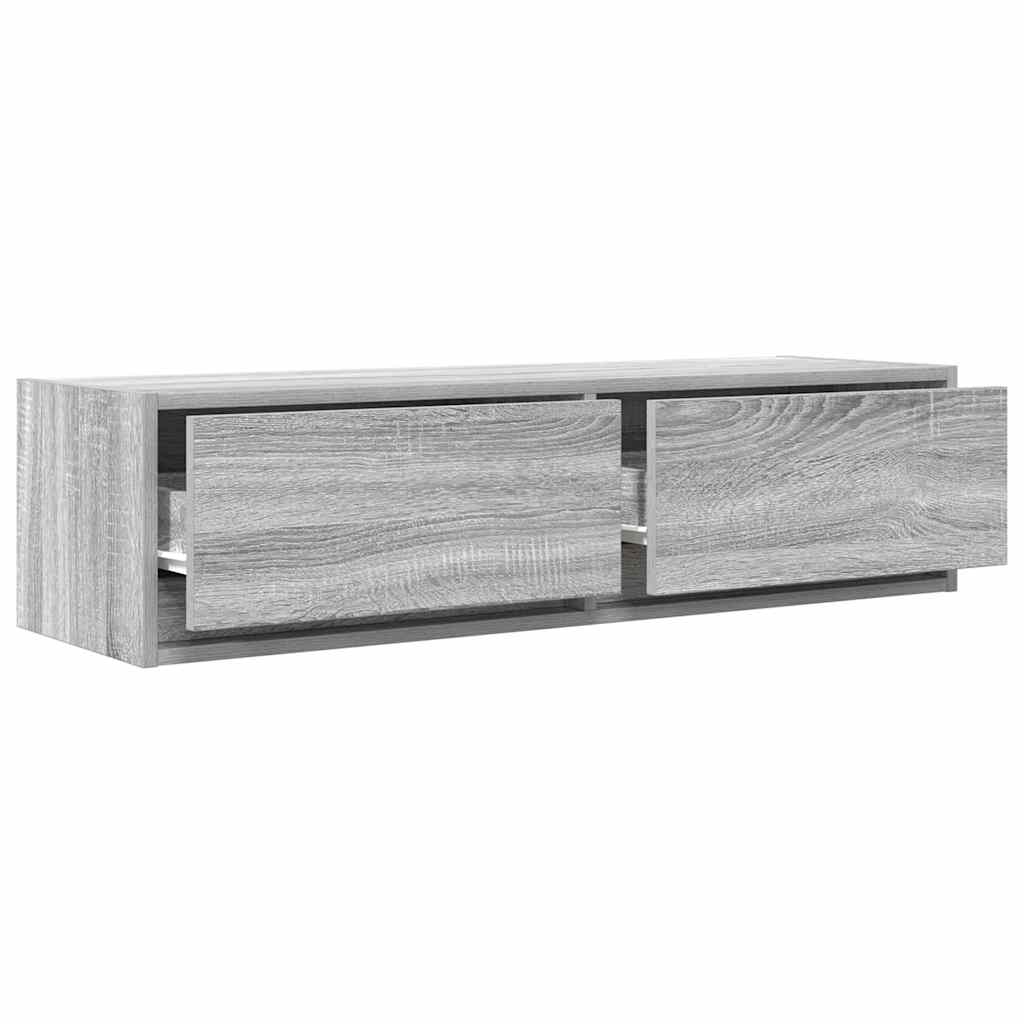 Mobile TV Grigio sonoma 100 x 31 x 25,5 cm Legno multistrato