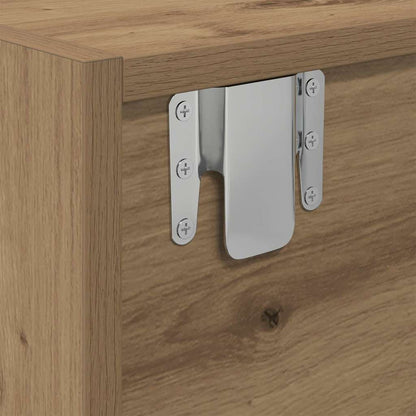 Mobile TV con cassetto rovere artigianale 100 x 31 x 25,5 cm