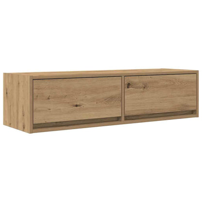 Mobile TV con cassetto rovere artigianale 100 x 31 x 25,5 cm