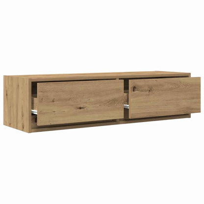 Mobile TV con cassetto rovere artigianale 100 x 31 x 25,5 cm