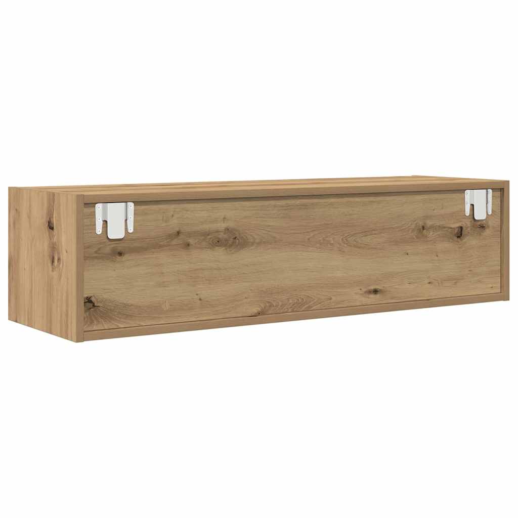 Mobile TV con cassetto rovere artigianale 100 x 31 x 25,5 cm