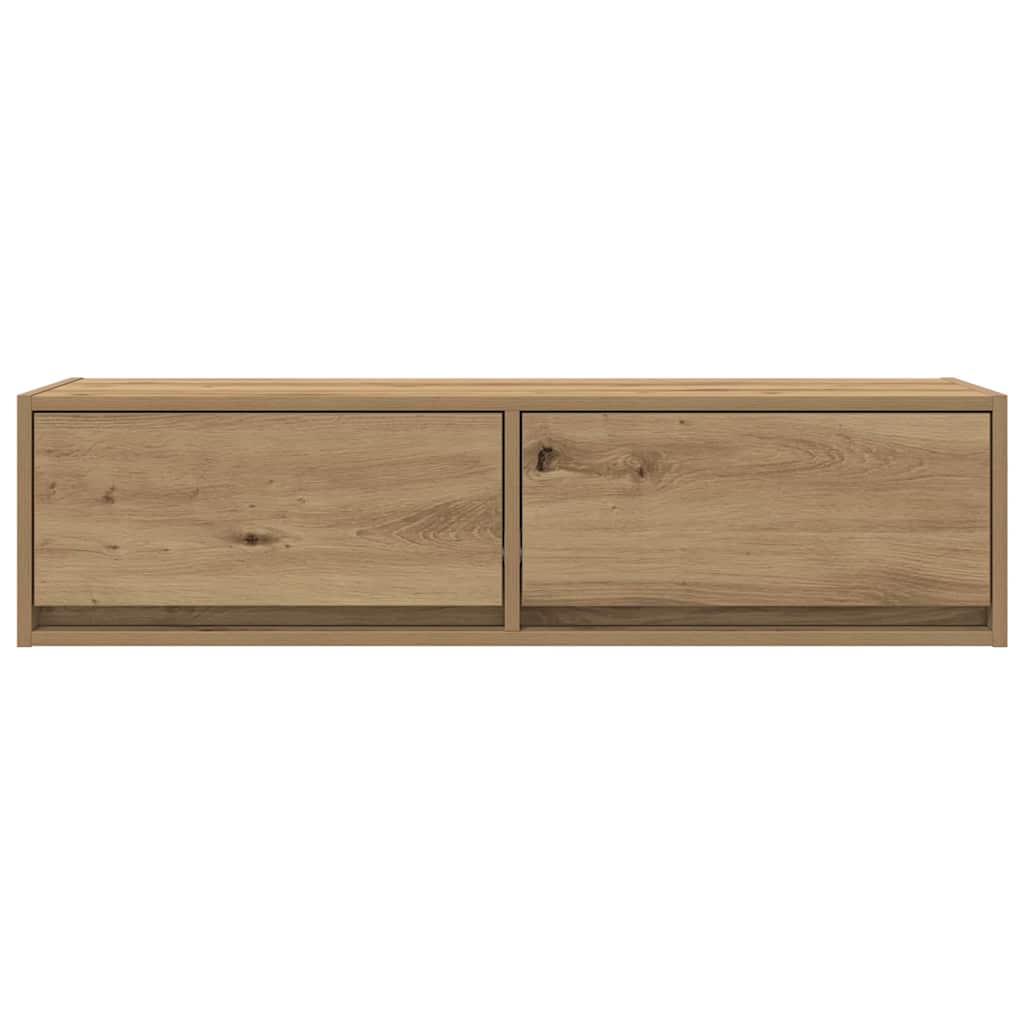 Mobile TV con cassetto rovere artigianale 100 x 31 x 25,5 cm | homemem39