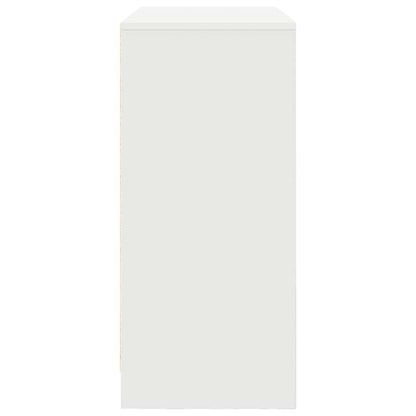 Credenza con Cassetto Bianco 80x34x76 cm in Legno Multistrato - homemem39