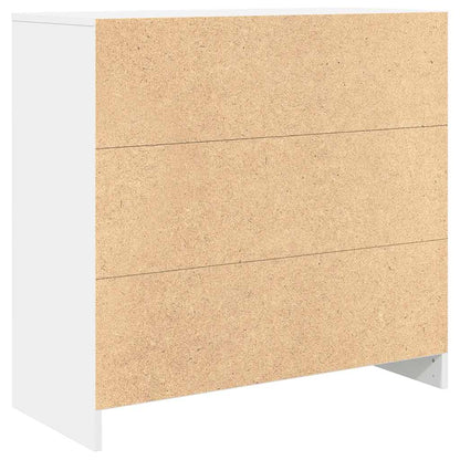 Credenza con Cassetto Bianco 80x34x76 cm in Legno Multistrato - homemem39