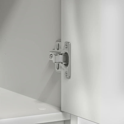 Credenza con Cassetto Bianco 80x34x76 cm in Legno Multistrato - homemem39