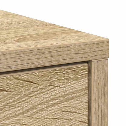 Credenza con Cassetto Rovere Sonoma 80x34x76 cm in Truciolato - homemem39