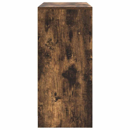 Credenza con Cassetto Rovere Fumo 80x34x76 cm in Truciolato - homemem39