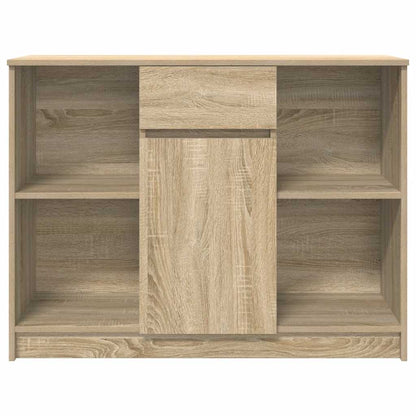Credenza con Cassetto Rovere Sonoma 101x35x76 cm in Truciolato - homemem39