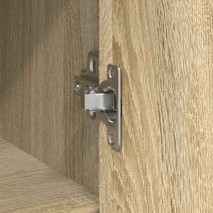 Credenza con Cassetto Rovere Sonoma 101x35x76 cm in Truciolato - homemem39