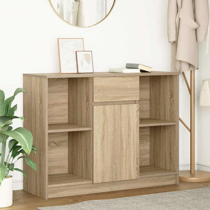 Credenza con Cassetto Rovere Sonoma 101x35x76 cm in Truciolato - homemem39