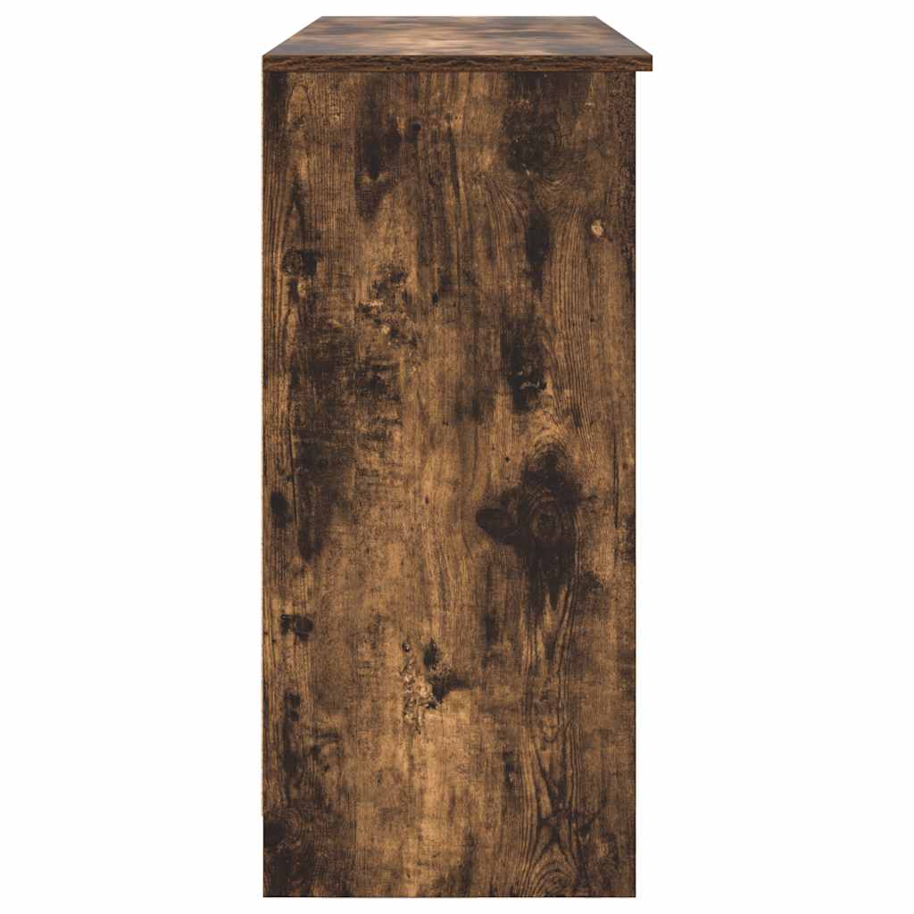 Credenza con Cassetto Rovere Fumo 101x35x76 cm in Truciolato - homemem39