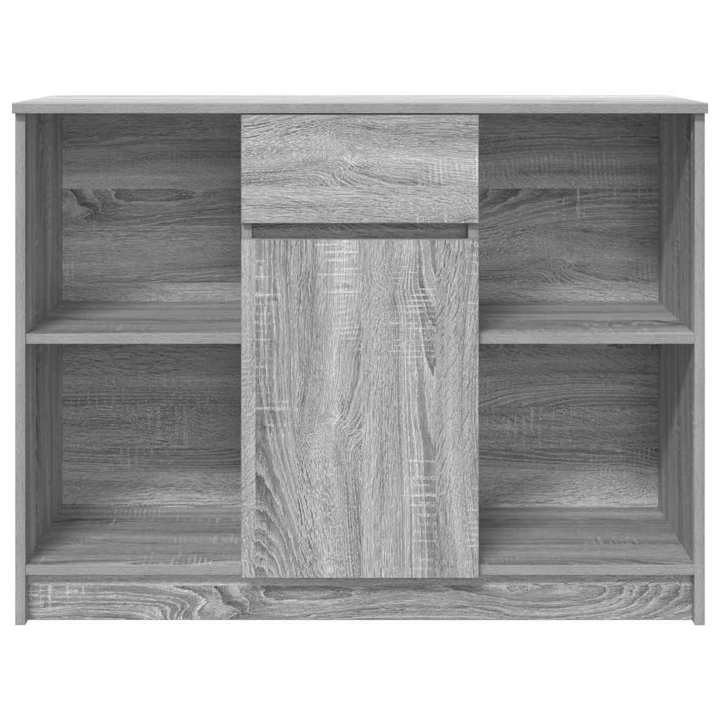 Credenza con Cassetto Grigio Sonoma 101x35x76 cm in Truciolato - homemem39