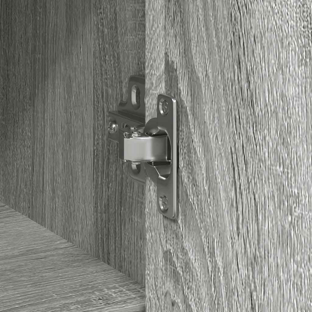 Credenza con Cassetto Grigio Sonoma 101x35x76 cm in Truciolato - homemem39