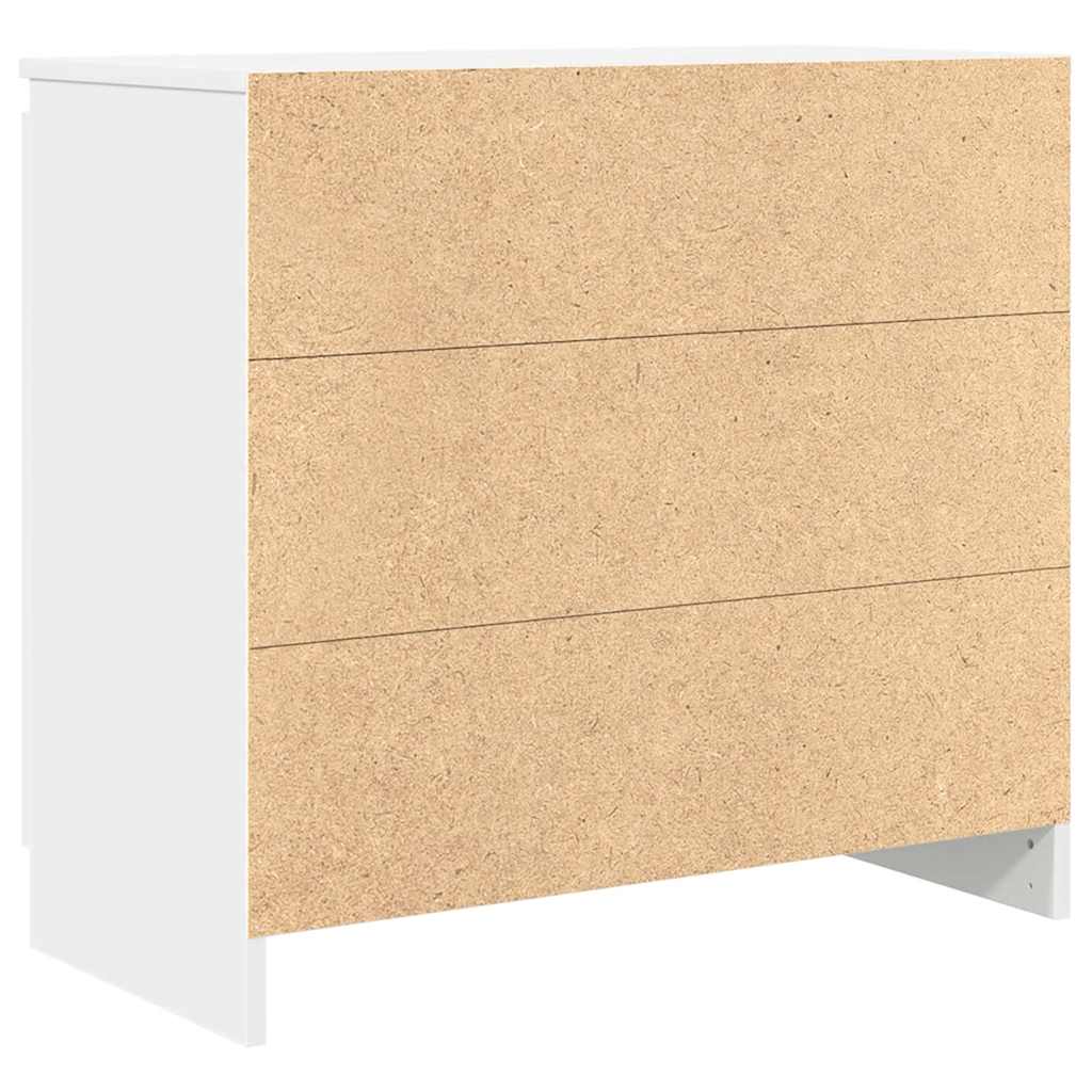 Credenza con Cassetto Bianco 71x35x65 cm in Legno Multistrato