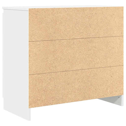 Credenza con Cassetto Bianco 71x35x65 cm in Legno Multistrato