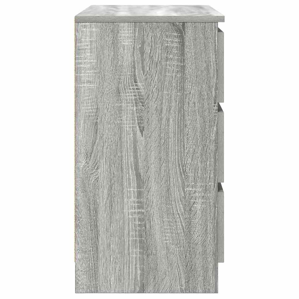 Credenza con Cassetto Grigio Sonoma 71x35x65 cm in Truciolato - homemem39