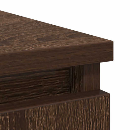 Credenza con Cassetto Rovere Marrone 71x35x65 cm in Truciolato - homemem39