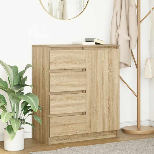 Credenza con Cassetti Rovere Sonoma 71x35x84 cm in Truciolato