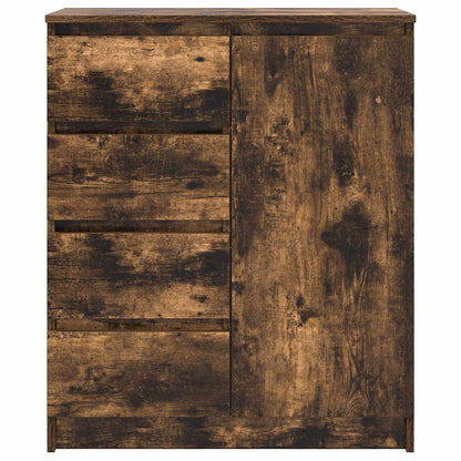 Credenza con Cassetti Rovere Fumo 71x35x84 cm in Truciolato - homemem39