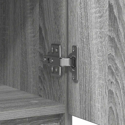 Credenza con Cassetti Grigio Sonoma 71x35x84 cm in Truciolato