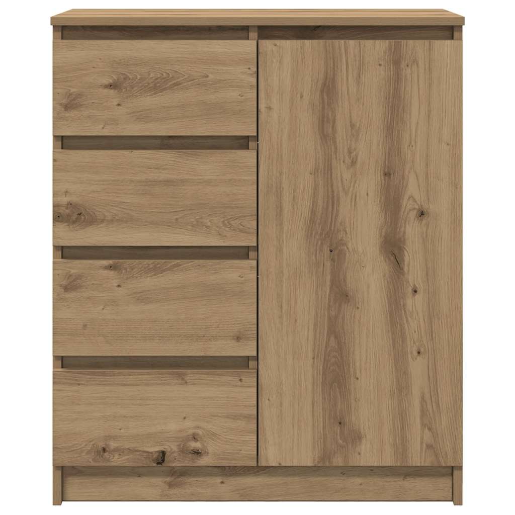 Credenza con Cassetti Rovere Artigianale 71x35x84 cm Truciolato