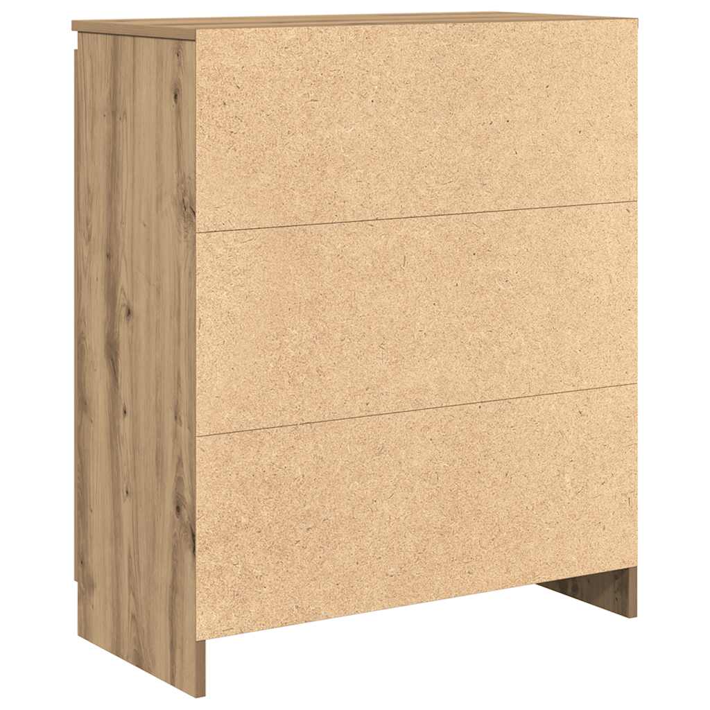 Credenza con Cassetti Rovere Artigianale 71x35x84 cm Truciolato