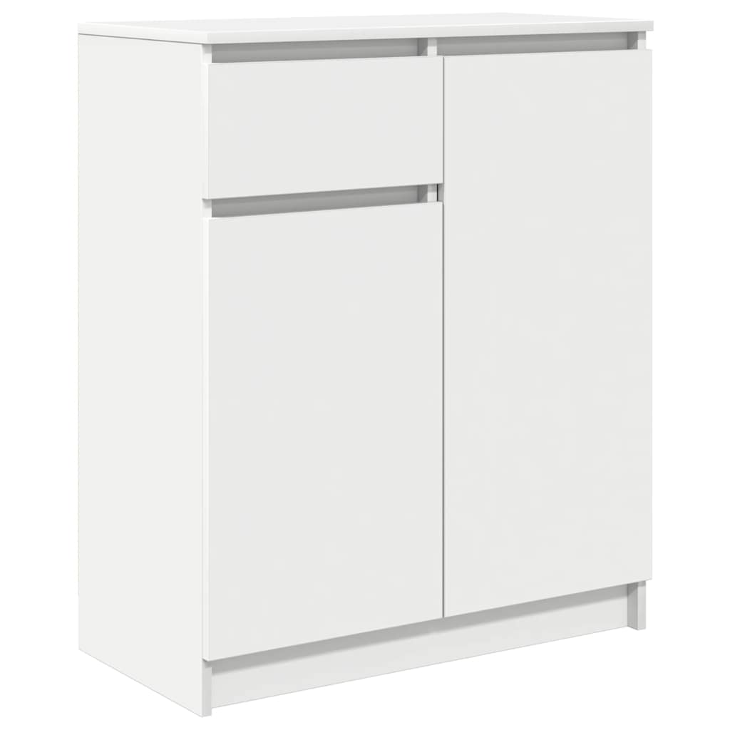 Credenza con Cassetto Bianco 71x35x84 cm in Legno Multistrato - homemem39