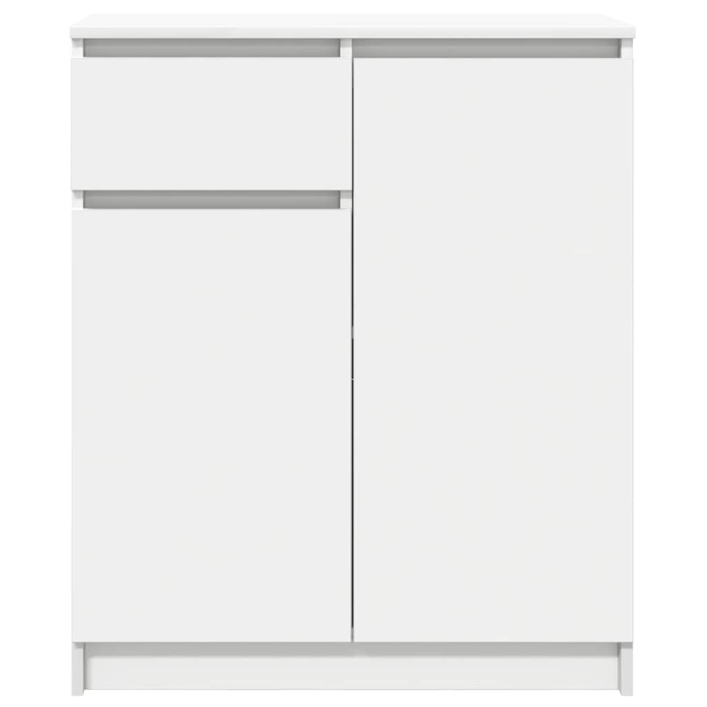 Credenza con Cassetto Bianco 71x35x84 cm in Legno Multistrato - homemem39