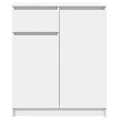 Credenza con Cassetto Bianco 71x35x84 cm in Legno Multistrato - homemem39