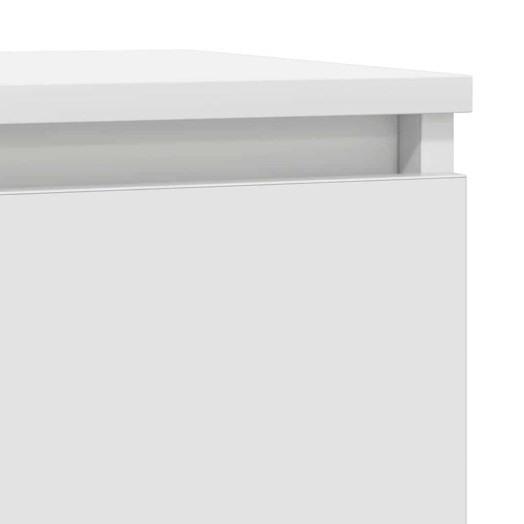 Credenza con Cassetto Bianco 71x35x84 cm in Legno Multistrato - homemem39