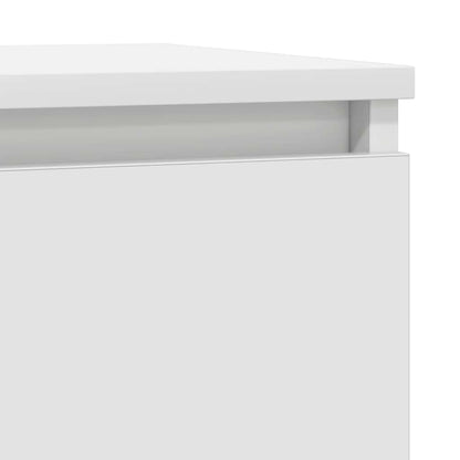 Credenza con Cassetto Bianco 71x35x84 cm in Legno Multistrato - homemem39