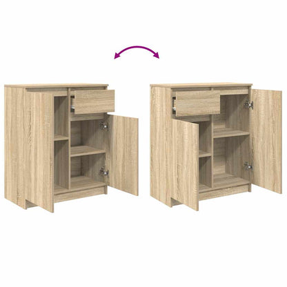 Credenza con Cassetto Rovere Sonoma 71x35x84 cm in Truciolato
